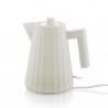 Alessi Plissé Vattenkokare 1L Vit