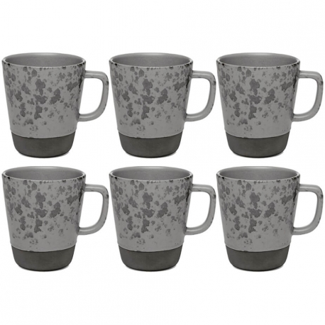 Aida RAW Mugg med Handtag 0,30L 6 st Nordic Grey