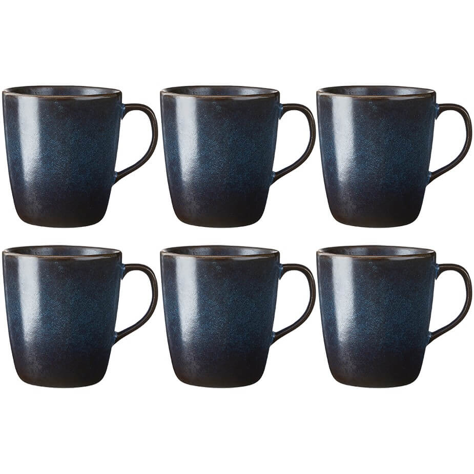 Aida RAW Mugg med Handtag 0,35L 6 st Midnight Blue