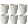 Costa Nova Gres Mugg 6 st 0,21L Vit