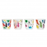 Bialetti Arte Espressokopper 4 Stk Motiver