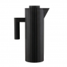 Alessi Plissé Termokanna 1L Svart