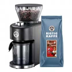 House of Barista Elektrisk Deluxe Kaffekværn Inkl. 1kg Super Crema