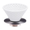 Loveramics Brewers Strong Dripper Hvid 2 Kop Inkl. Stand Metallic