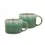 Villa Collection Styles Espressokop 8 cl 2 Stk Grøn/Blå