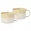 Villa Collection Styles Krus m. Hank 16 cl 2 Stk Creme/Sand