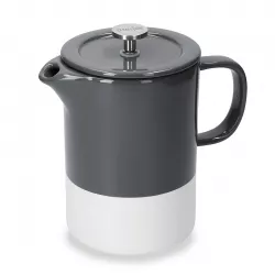 La Cafetière Barcelona 6 Kop. Stempelkande Inkl. Krus Cool Grey