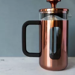 La Cafetière Pisa 3 Kop. Stempelkande Kobber