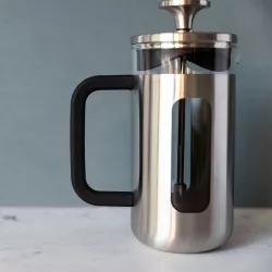 La Cafetière Pisa 3 Kop. Stempelkande Rustfrit Stål