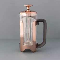 La Cafetière Roma 3 Kop. Stempelkande Kobber