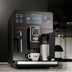 Gaggia Accademia Espressomaskine Inkl. Mælkekande & 8x400g Rigtig Kaffe Organic