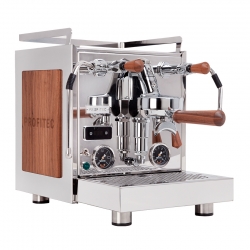 Profitec Pro 600 Devils Edition Valnøddetræ Espressomaskine Inkl. Eureka Atom Touch 65 Espressokværn
