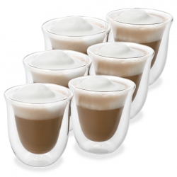 La Cafetière Dobbeltvægget Cappuccino 20 cl 3 x 2 Stk