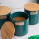KitchenCraft Beholdere Mørkegrøn 3 Stk