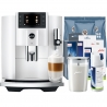 Jura E8 (EC) Piano White Espressomaskine Inkl. Tilbehør, Pleje & 3kg Super Crema DK sprog