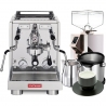 La Pavoni New Botticelli Specialty LPSBSS03NO Inkl. Eureka Mignon Turbo Espressokværn, Baristaudstyr & Kopper