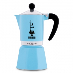 Bialetti Primavera Rainbow 6 Kop. Espressokande Lyseblå