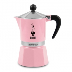 Bialetti Primavera Rainbow 3 Kop. Espressokande Pink