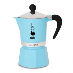 Bialetti Primavera Rainbow 3 Kop. Espressokande Lyseblå