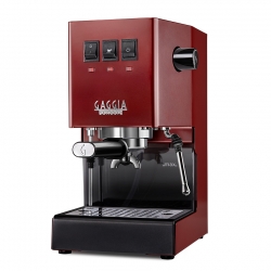 Gaggia Classic E24 Rød Espressomaskine Inkl. Eureka Mignon Perfetto & Baristaudstyr