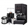 Gaggia Classic E24 Sort Espressomaskine Inkl. Eureka Mignon Perfetto & Baristaudstyr