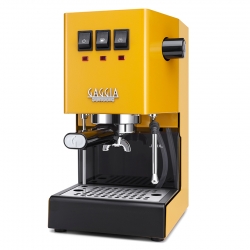 Gaggia Classic E24 Sunshine Yellow Espressomaskine Inkl. Eureka Mignon Perfetto & Baristaudstyr
