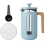 La Cafetière Pisa 8 Kop. Stempelkande Himmelblå