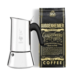 Bialetti Venus Elegance 6 Kop. Espressokande & 250g Formalet Kaffe