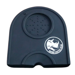 Rhino Classic Portafilter Stampemåtte med kant Sort