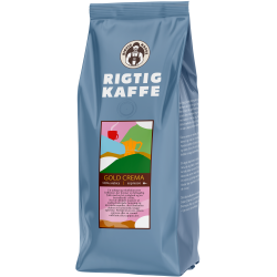 Rigtig Kaffe Gold Crema 500g Hele kaffebønner