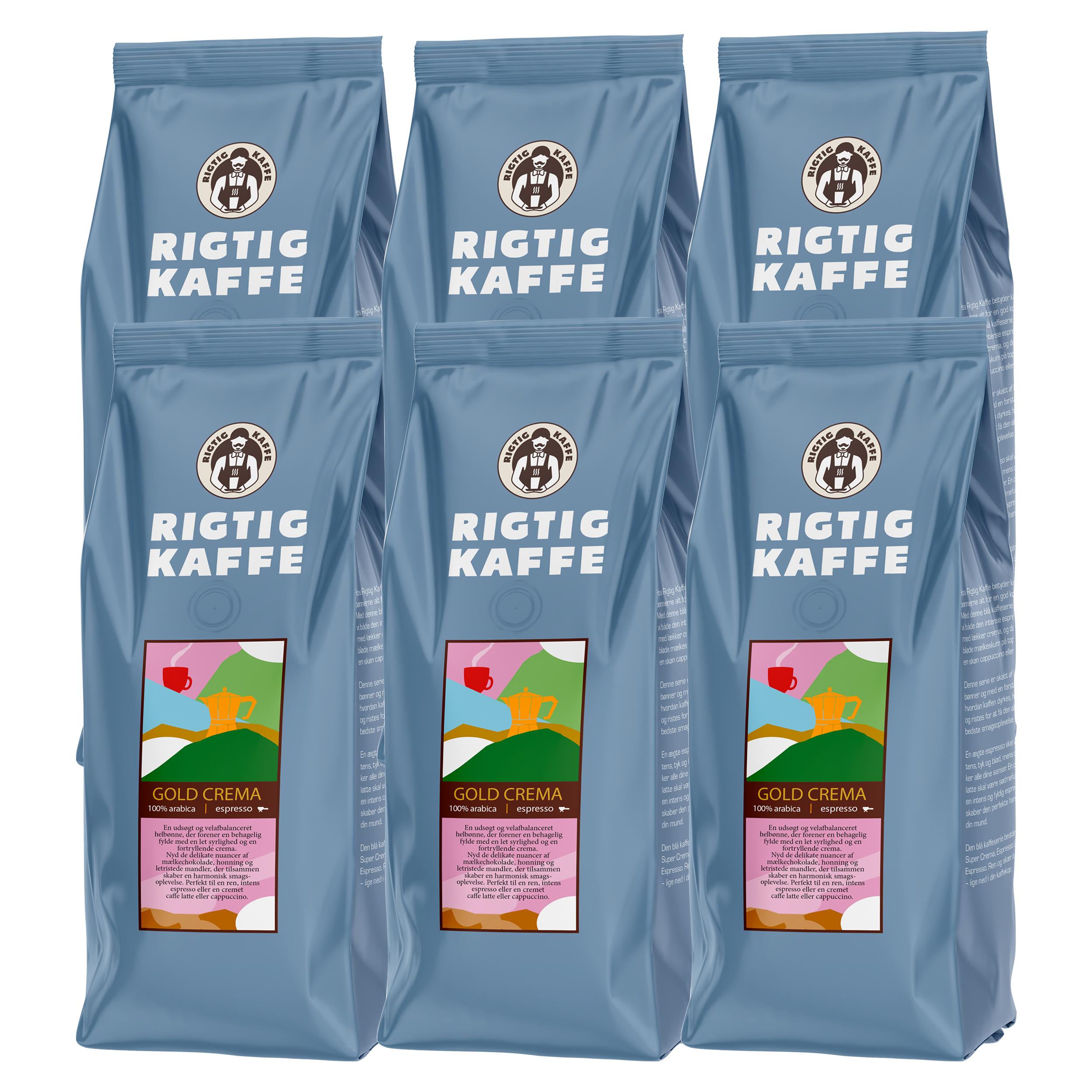 Rigtig Kaffe Gold Crema 3kg Hela Kaffebönor