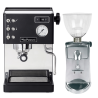 La Pavoni Casa Bar PID Svart LPMCBN02EU Espressomaskin Inkl. Ascaso i-Mini I2 Polerad Aluminium Espressokvarn
