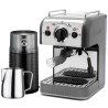 Dualit 3 in 1 Espressomaskine Inkl. Kaffemølle & Mælkekande