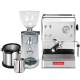 La Pavoni New Casa Bar Stål LPMCBS01EU Espressomaskine Inkl. Ascaso i-Mini I2 Espressokværn &amp; House of Barista Baristaudstyr