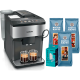 Siemens TP517R03 EQ500 Espressomaskine Inkl. Plejepakke &amp; 1,5kg Rigtig Kaffe Hele kaffebønner