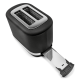 KitchenAid 5KMT2109EBK Brødrister 2 Skiver Cast Iron Black