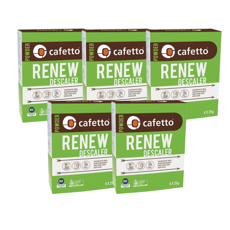 Cafetto Renew Organisk Afkalkningspulver 20x25g